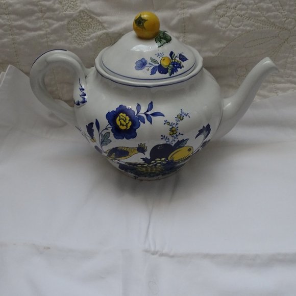 Spode Copeland England Blue Bird Teapot Vintage British Ceramics - Picture 9 of 9